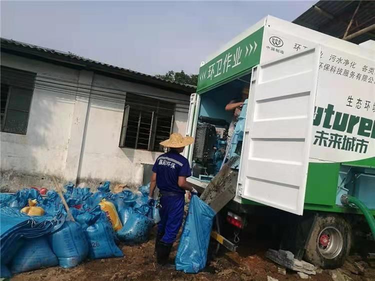 津市工业污泥压干处理